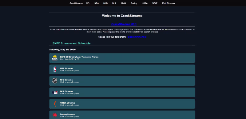 CrackStreams